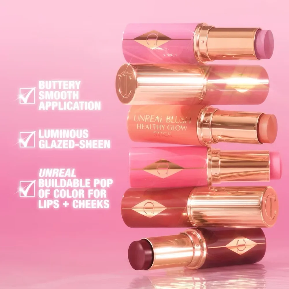 Charlotte Tilbury ‘Pinky Glow’ Unreal Lip + Cheek Glow Blush Stick